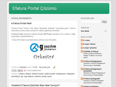 Efatura Portal Çözümü http://efatura-portal-cozumu.blogspot.com.tr/