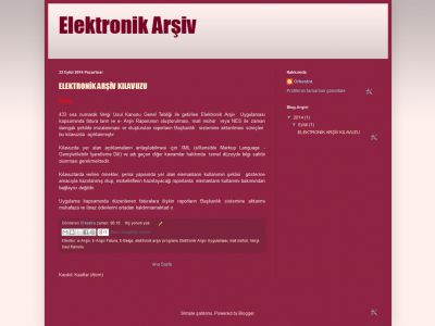 Elektronik Arşiv http://elektronik-arsiv.blogspot.com.tr/