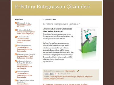 E-Fatura Entegrasyon Çözümleri http://entegrasyon-cozumleri.blogspot.com.tr/