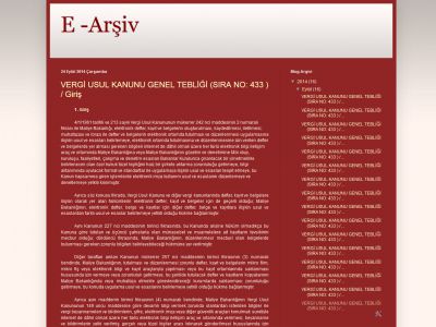 E -Arşiv http://earsiv.blogspot.com.tr/